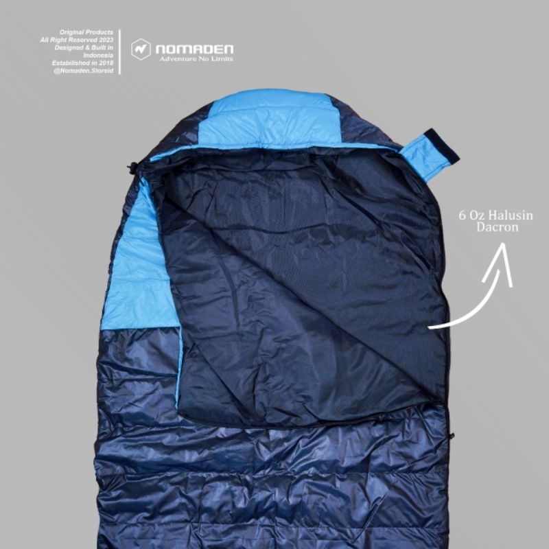 Sleepingbag Nomaden Bromo Series  Mummy Dacron 8oz