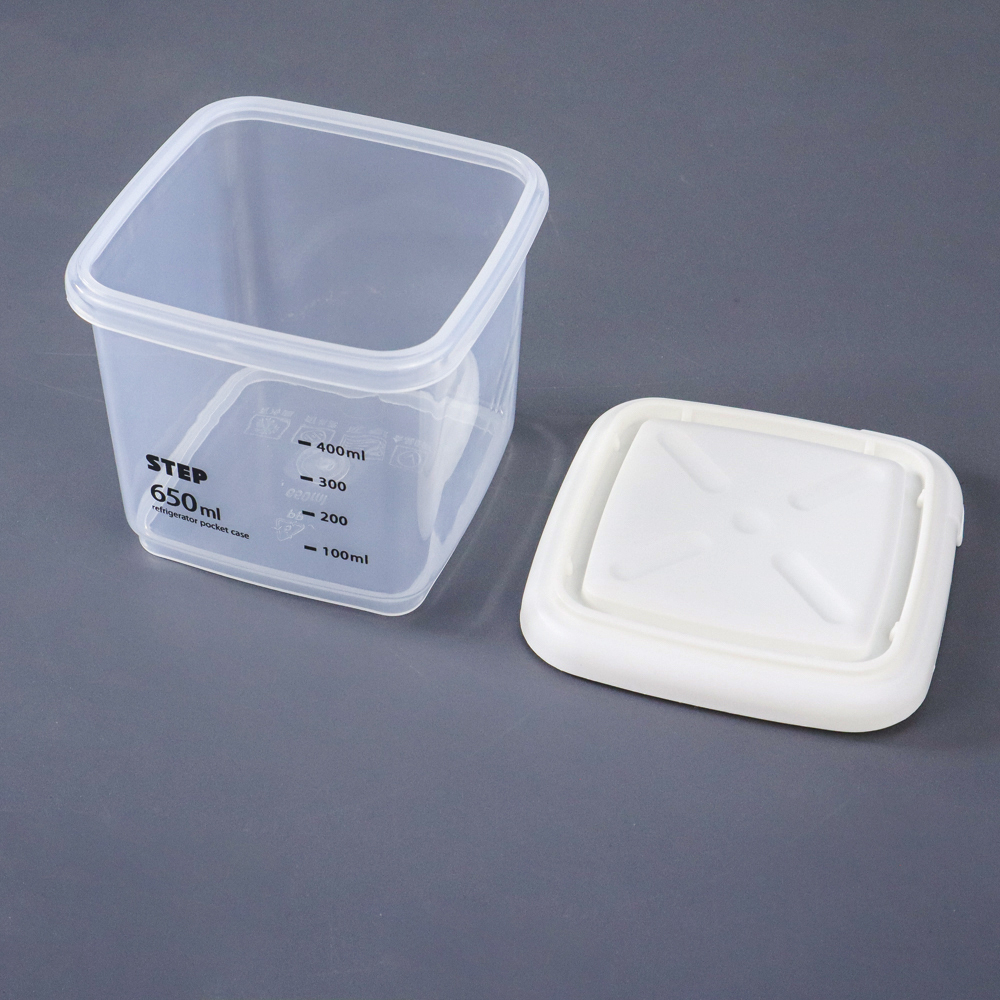 Toples Wadah Penyimpanan Makanan Food Storage Container 650 ml - W1804 - White