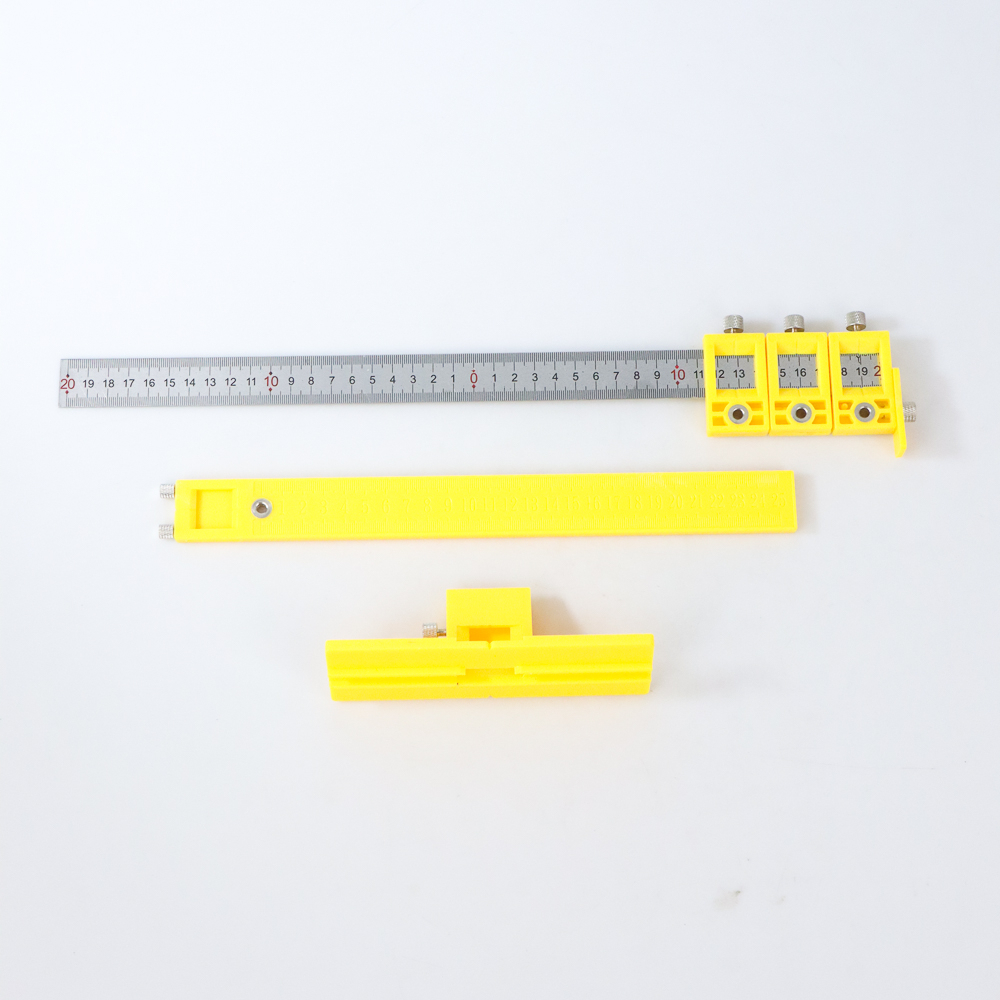 Penggaris Alat Ukur Bor Woodworking Drilling Aid Tool - M138 - Yellow