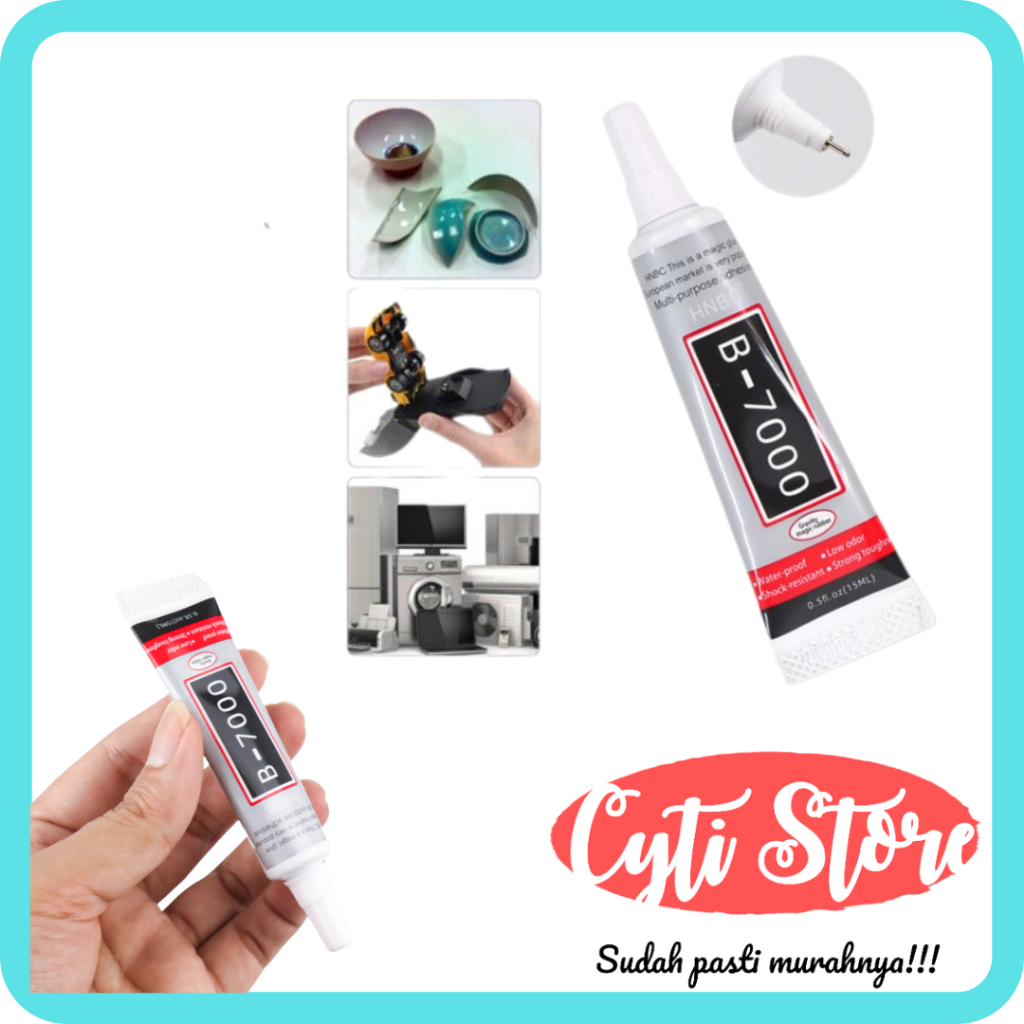 

Lem LCD Touchscreen | Lem Kuat Serbaguna Power Glue Strong Adhesive B7000 15ml