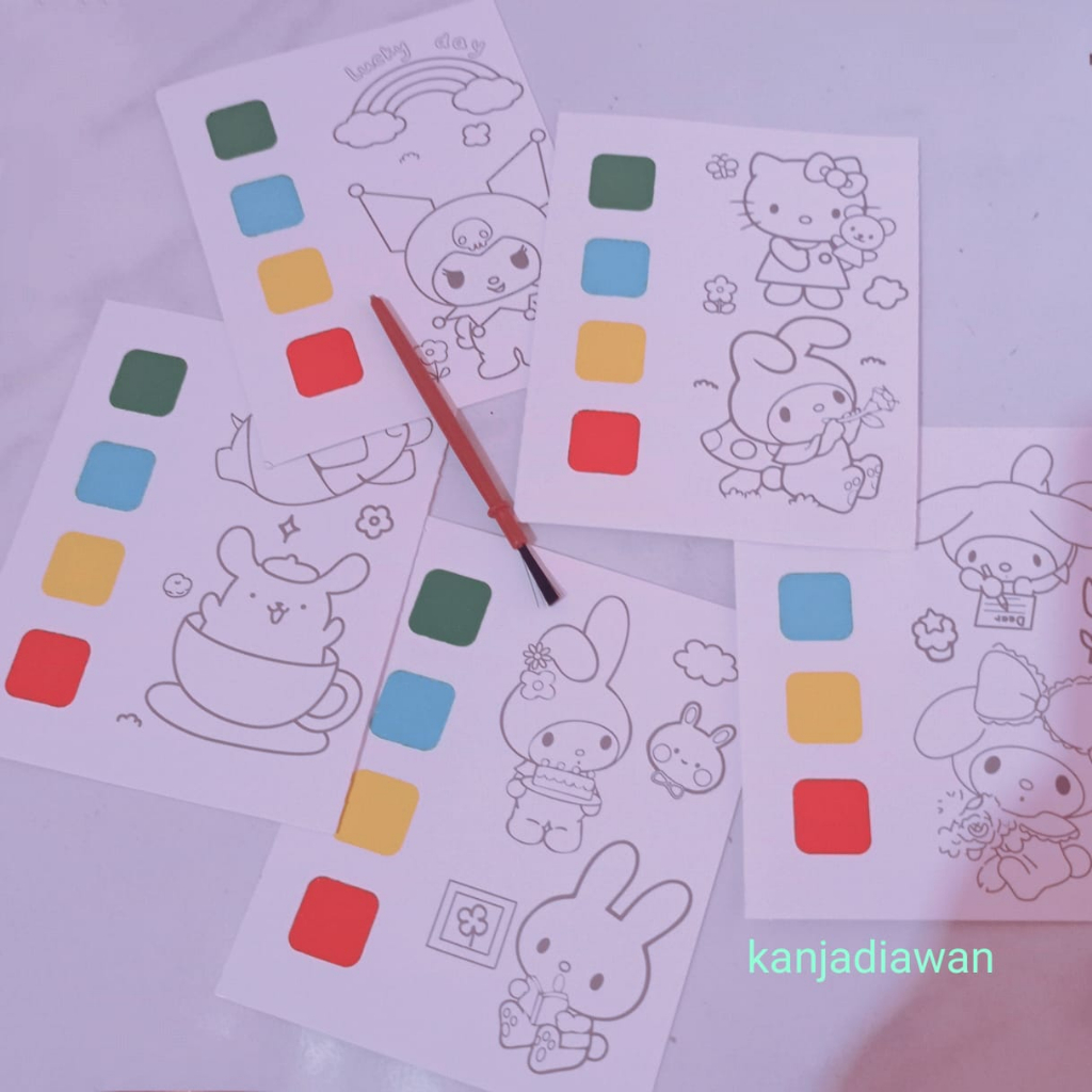 

Mewarnai Kartun SANRIO Cat Air Kuas