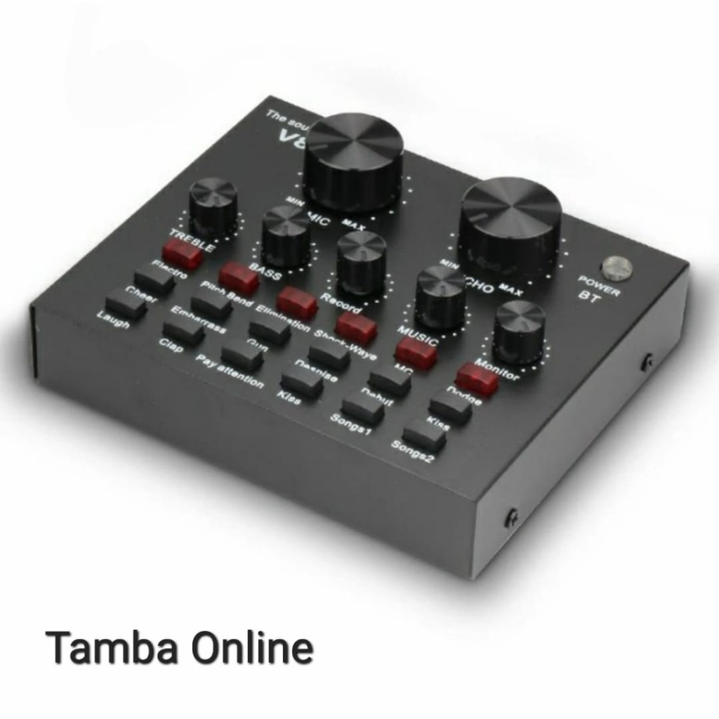 Soundcard V8 Bluetooth Audio External Soundcard Live Adapter V8