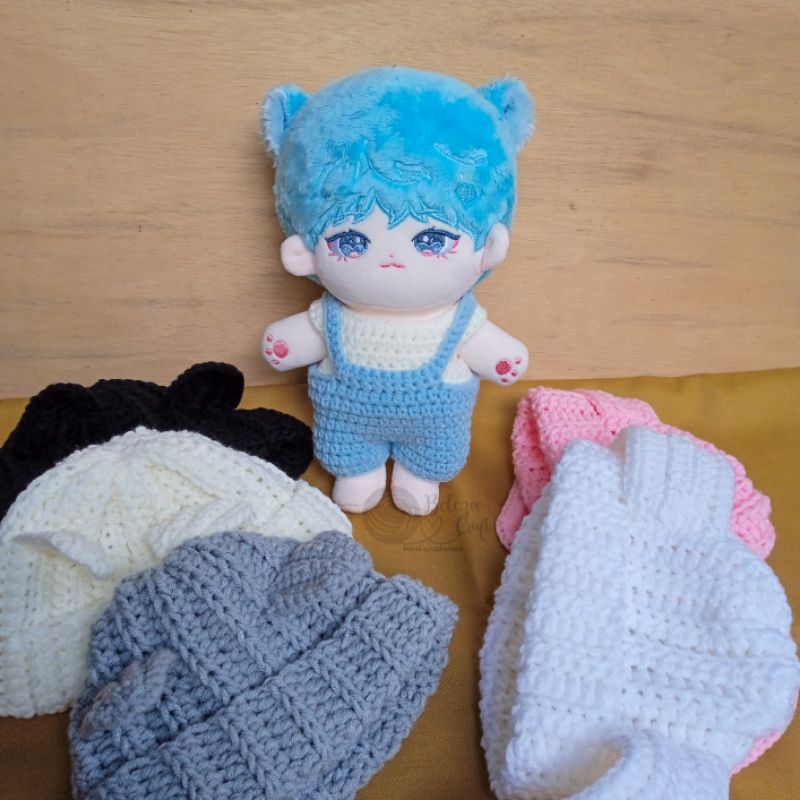 Topi Rajut Boneka 20cm/ Beanie Fox/Beanie Bunny