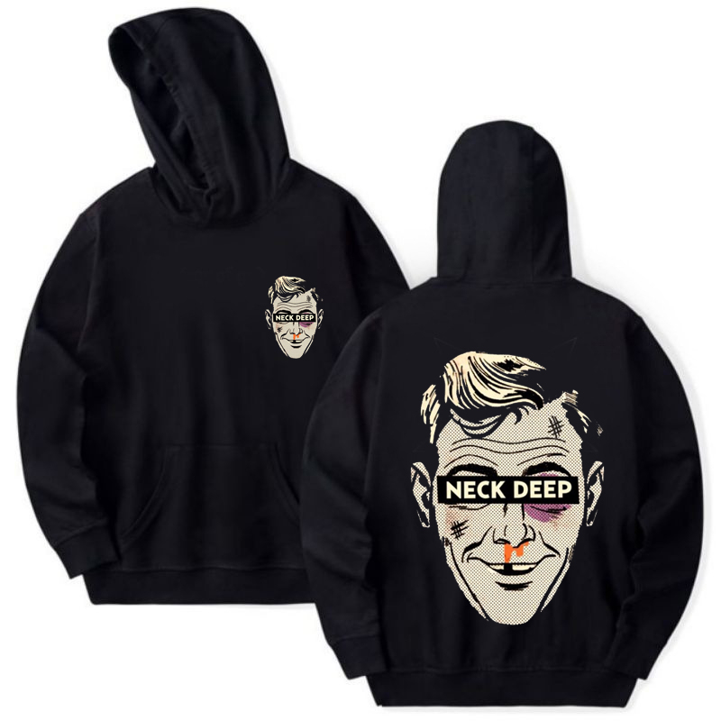 JAKET HOODIE  band NECK DEEP - NED /  JAKET HOODIE  neckdeep /  musik oversize melocdic pop punk