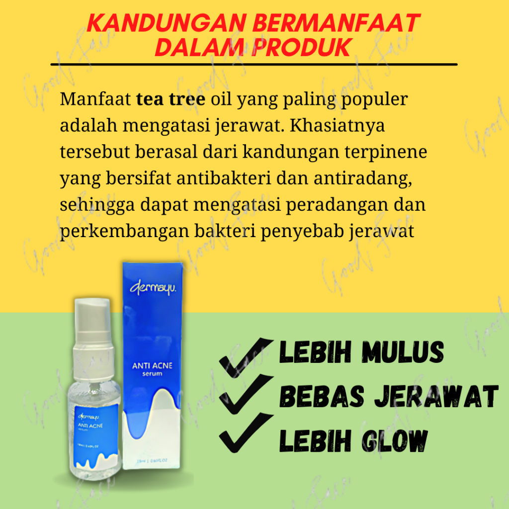 SERUM ACNE - DERMAYU SERUM ANTI ACNE - SERUM JERAWAT - PENGHILANG JERAWAT - SKINCARE WAJAH