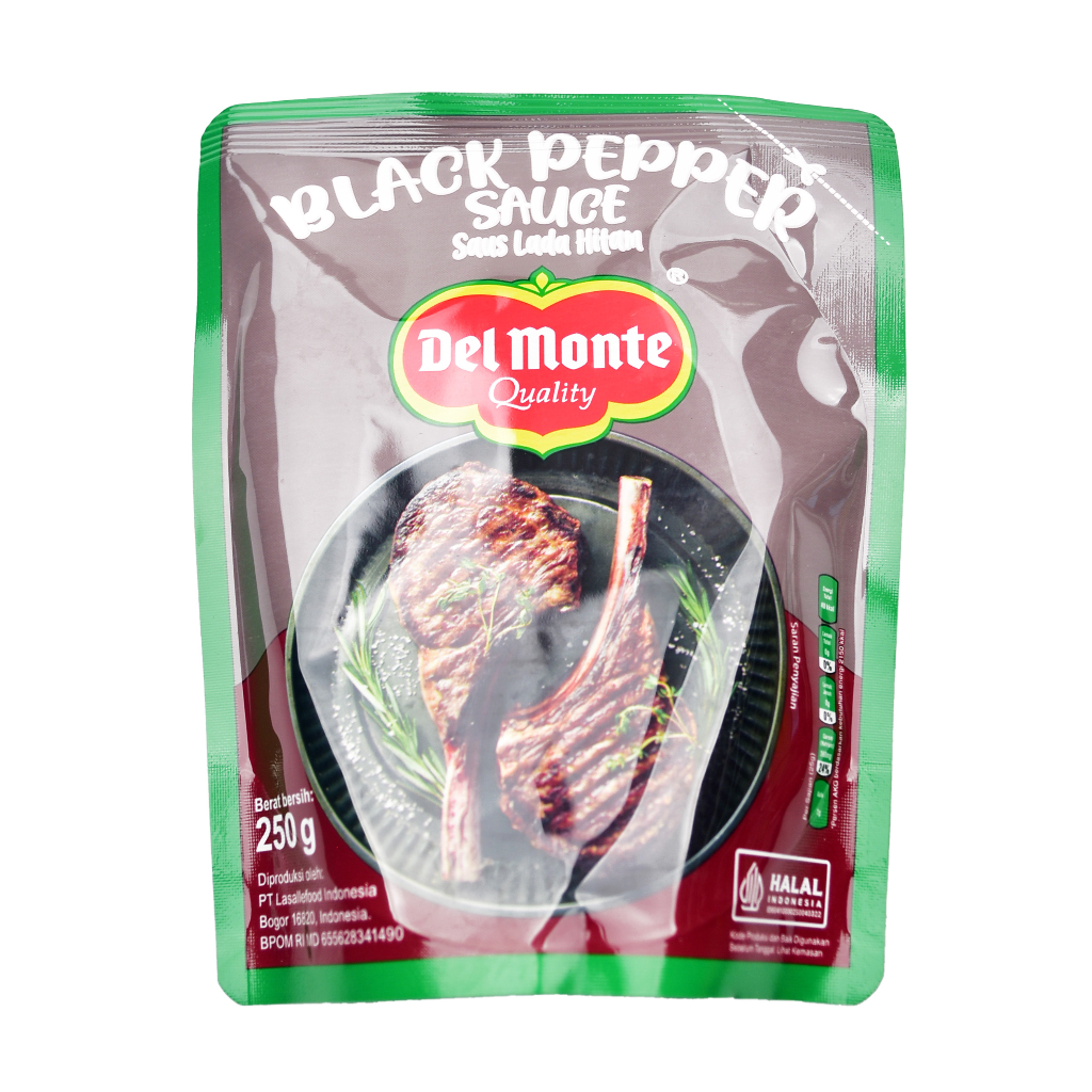

SAUS BUMBU STEAK LADA HITAM DELMONTE BLACK PEPPER SAUCE 250 GR