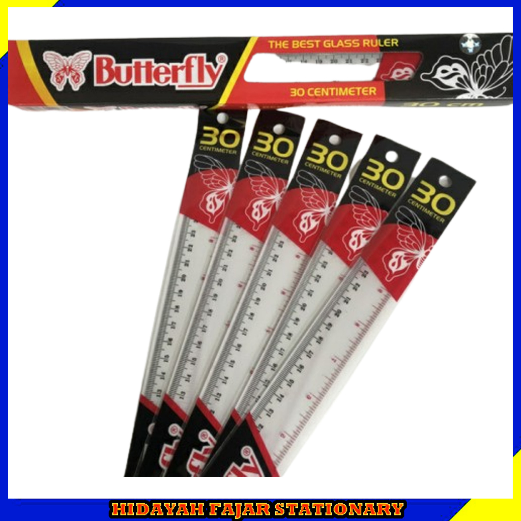 

Penggaris Butterfly 30 cm