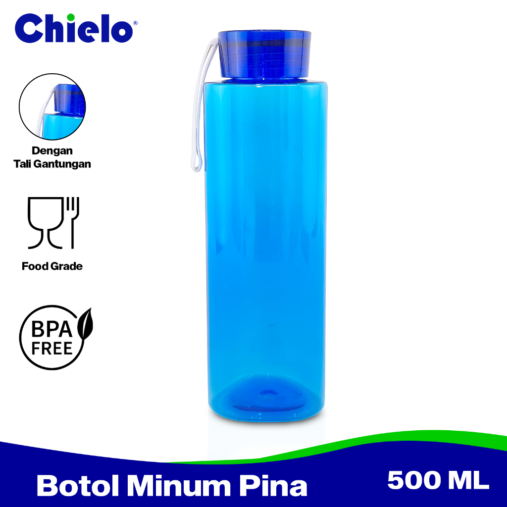 Chielo Botol Minum Plastik 500 Ml Pina Water Bottle Bpa Free Chi-Pina