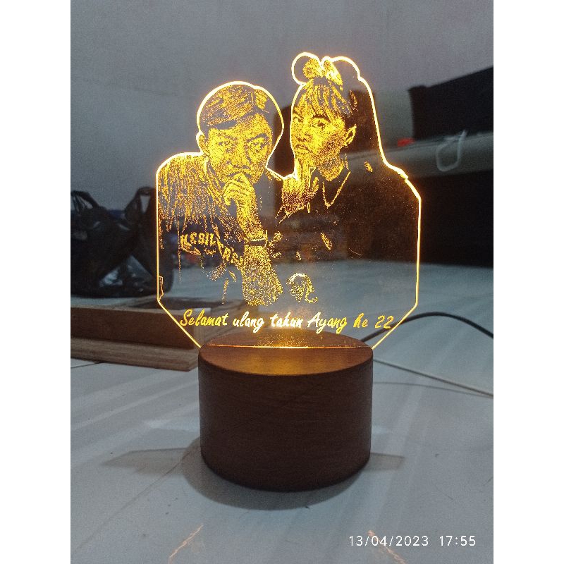 Lampu Hias Akrilik Costume Foto
