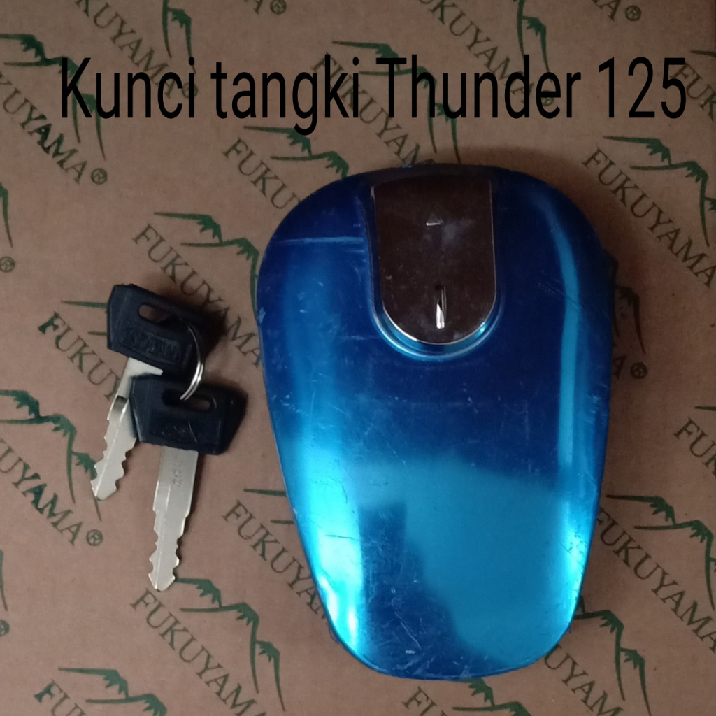 Takayama Tutup Tangki Bensin + Kunci Suzuki Thunder 125 (44200-45F10) - Fukujaya Sparepart Motor
