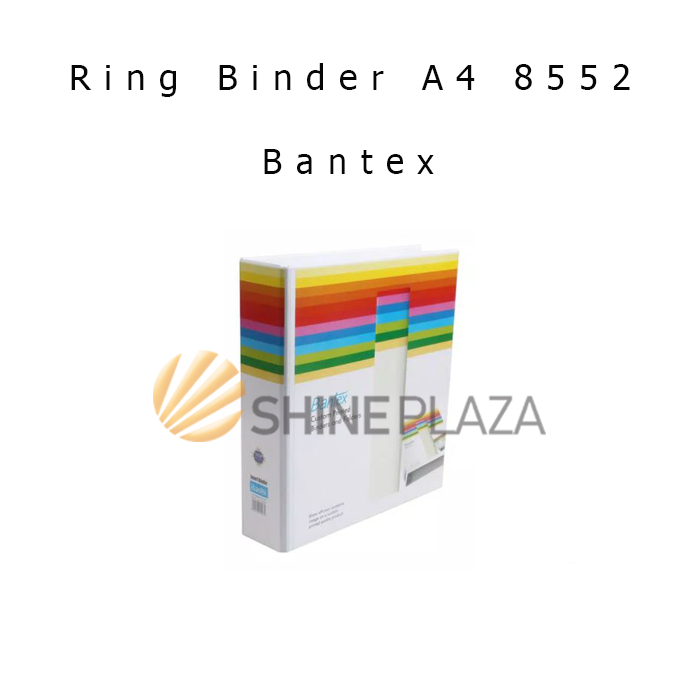 

Ordner Bantex A4 Insert Ring Binder 2 Ring 52mm 8552