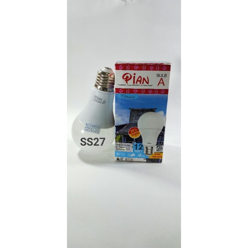 LAMPU LED PIAN CLASSIC BER SNI 3 WATT - 21 WATT