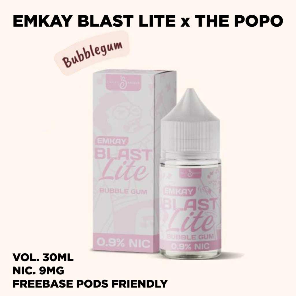 LIQUID EMKAY BLAST LITE BUBBLEGUM 30ML 9MG