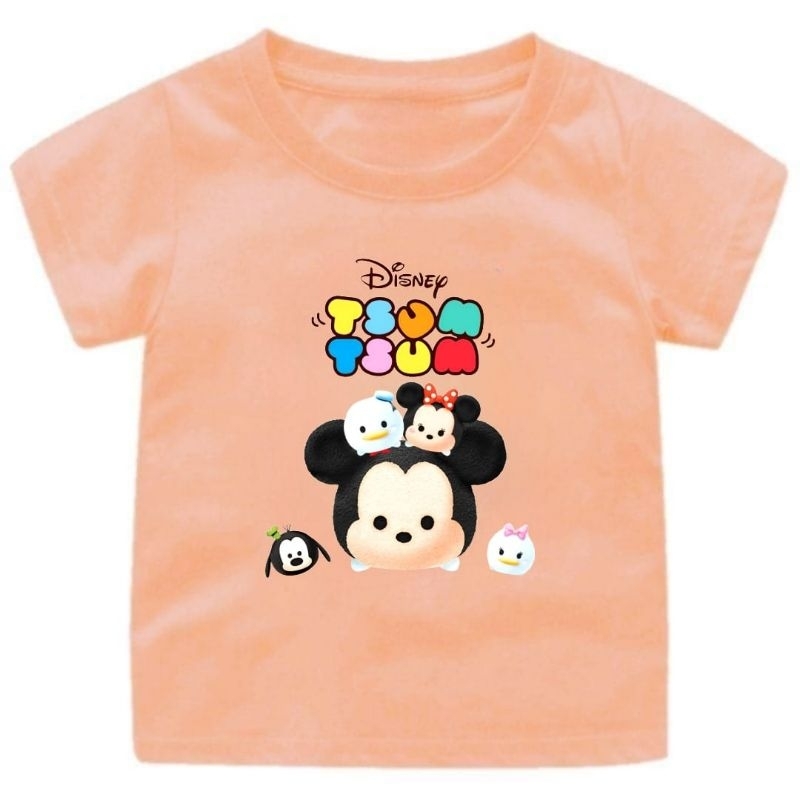 BAJU KAOS ANAK CEWEK BONEKA TSUM-TSUM 1-12 TAHUN//PAKAIAN ANAK PEREMPUAN