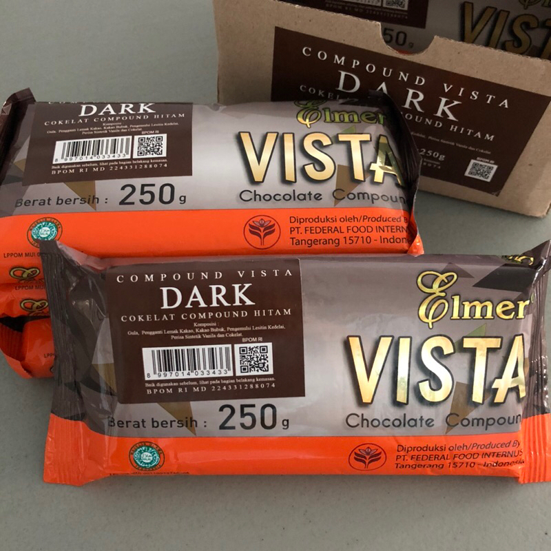 

Elmer compound dark vista 250 gr / coklat batang elmer