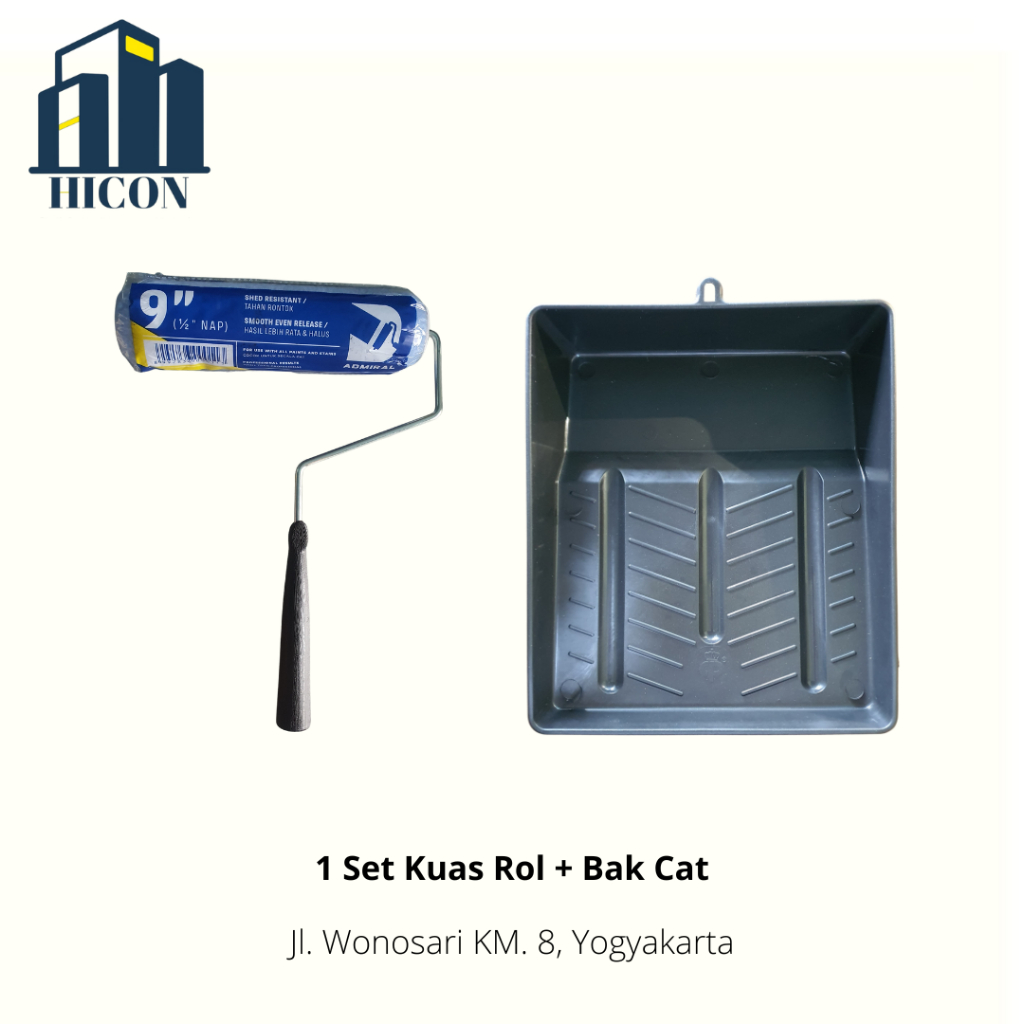 Kuas Rol Cat Tembok & Bak Cat Kuas Rol