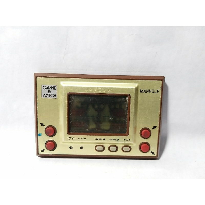 Game Watch Gimbot Gamebot Bot Nintendo Manhole Man Hole Walking Pedestrian Walker Trap Jebakan Batma