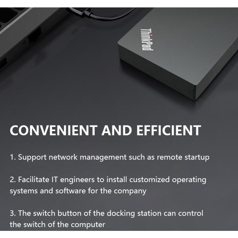 Docking Station Lenovo ThinkPad 40B00135 Thunderbolt 4 8K 100W Support