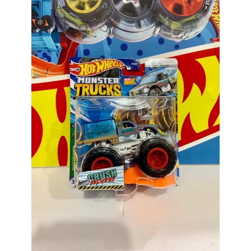 MONSTER TRUCKS CRUSH DELIVERY TERBARU 2023 LOT F ORIGINAL 100% DARI MATTEL