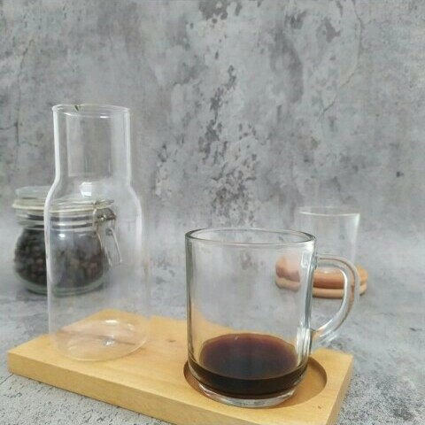 Tatakan Gelas Kayu Persegi Panjang