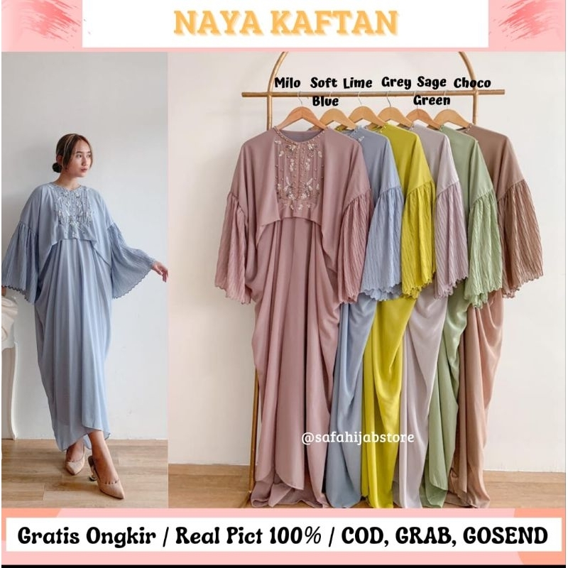 NAYYA KAFTAN / KAFTAN LEBARAN / KAFTAN BUSUI / KAFTAN KONDANGAN