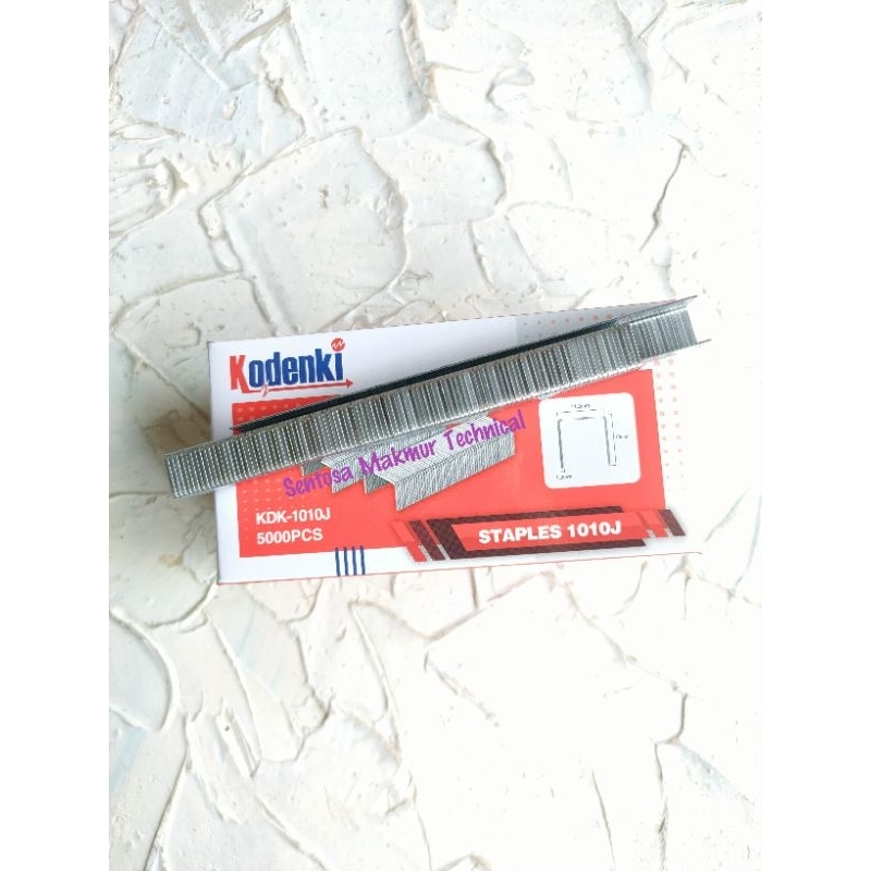 

KODENKI 1010J 10 MM Isi Refill Anak Hekter Staples Paku Tembak Angin U