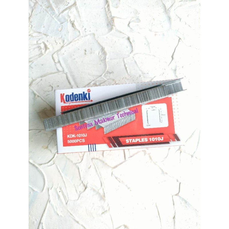 KODENKI 1010J 10 MM Isi Refill Anak Hekter Staples Paku Tembak Angin U