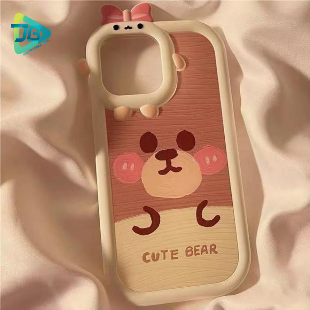 CUSTOM SOFTCASE PITACU FRAME KARAKTER CUSTOM CUTE BEAR FOR VIVO Y12 Y11 Y15 Y17 Y15S Y01 Y20 Y12S Y20I Y16 Y02S Y02 Y50 Y30 Y30I Y35 Y22 Y22S Y75 Y55 Y21S Y33S Y91 Y95 Y91C Y1S S15 S15E T1 V25 PRO V25E JB8630