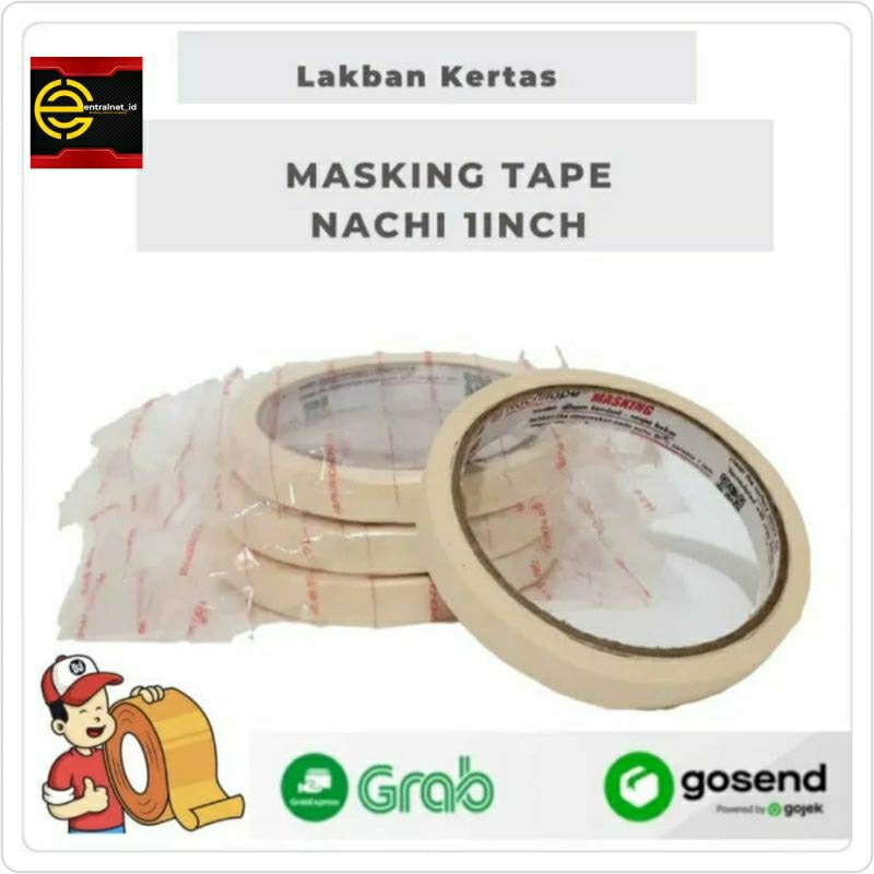 

Maskin tape /Lakban Kertas Nachi 1/2 inch