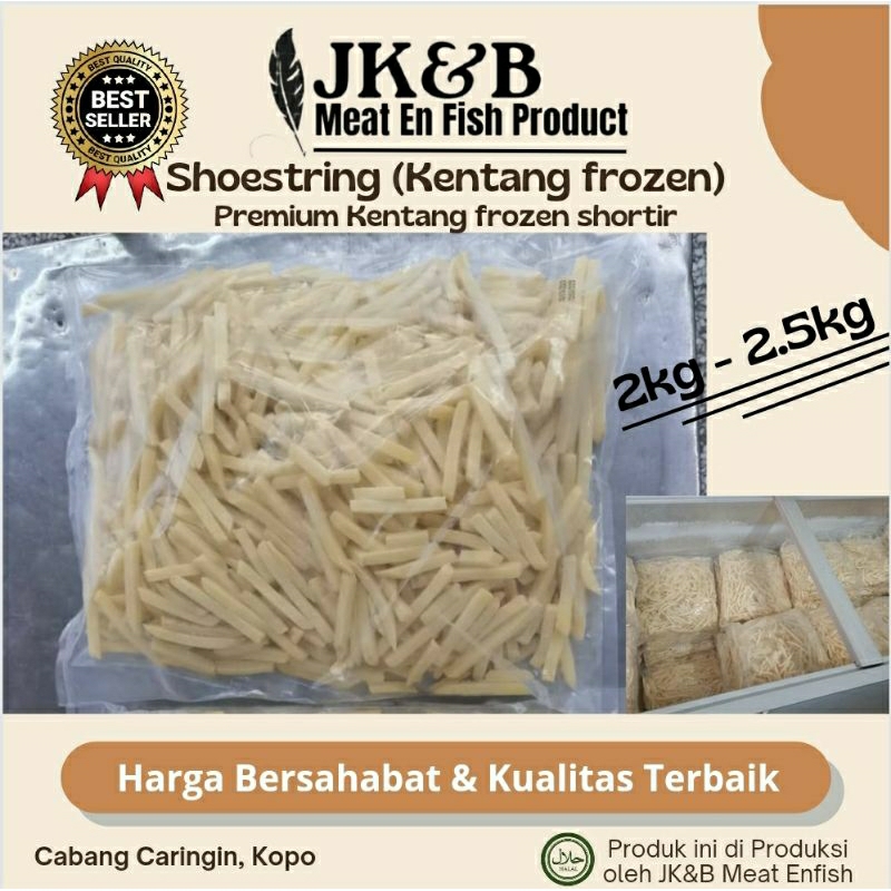 

Kentang frozen Shoestring Premium | Grosir Dan Ecer | JKNB FRESH FOOD