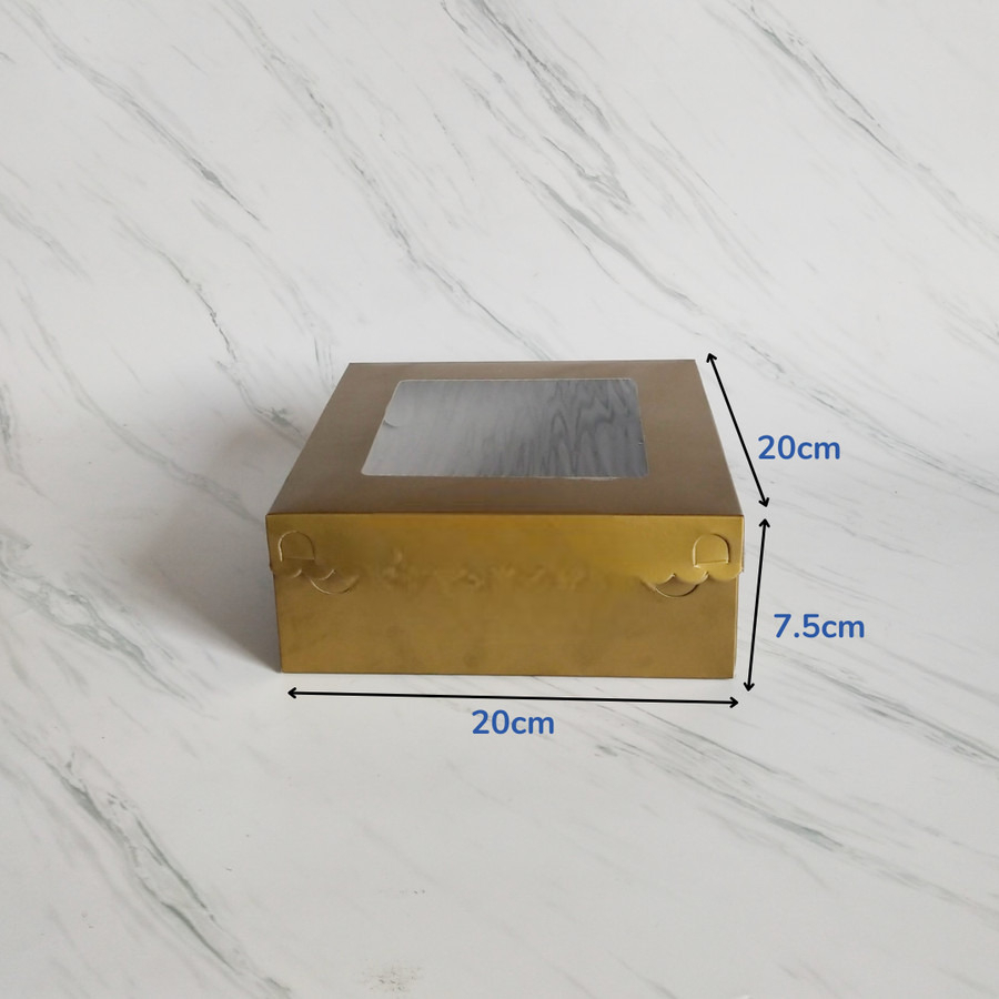 Dus Kue Kotak Emas / Dus Kue Kotak Gold