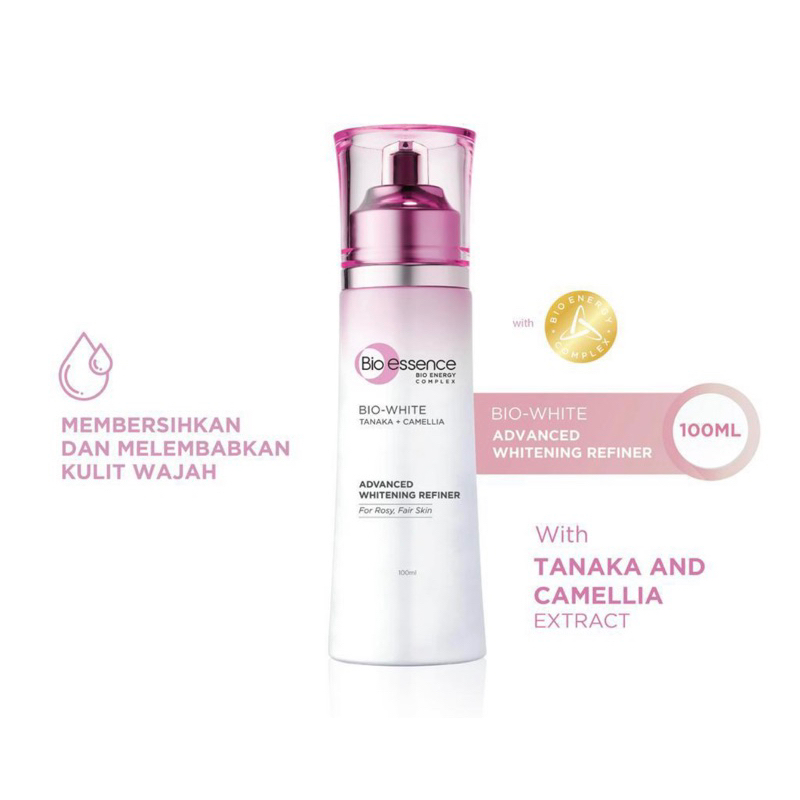 (SHARE) Bio Essence Bio White Tanaka + Camellia Advanced Whitening Refiner