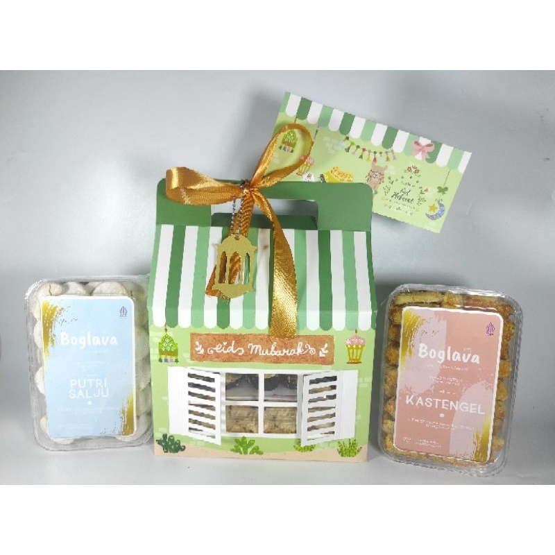 

Paket GROSIR 128rb Minimal 2 Box - Hampers Lebaran Jaafira isi 2 Toples 600 Gram