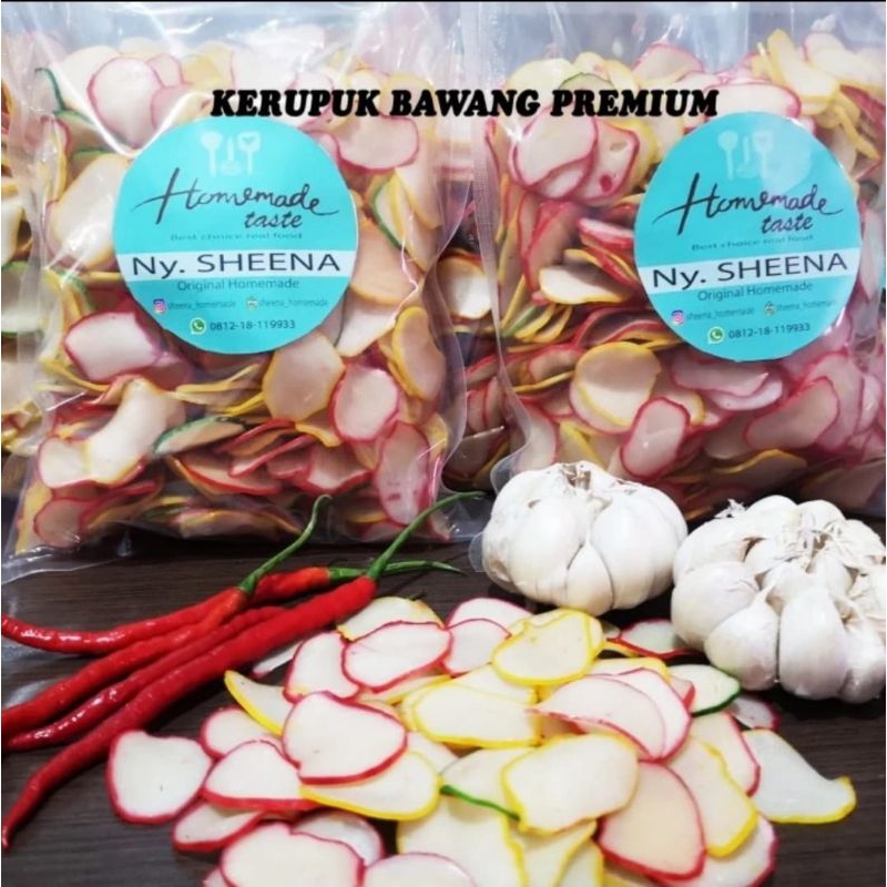 

Kerupuk Bawang Prenium Super Homemade Ny Sheena 500gr