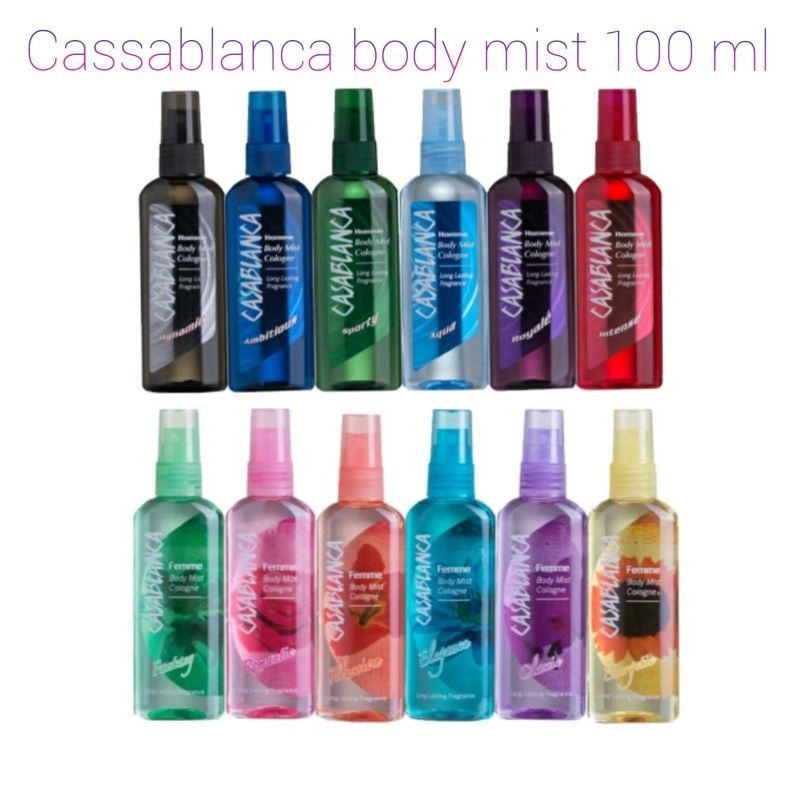 CASABLANCA BODY MIST COLOGNE 100ML - PARFUM | Casablanca Parfum
