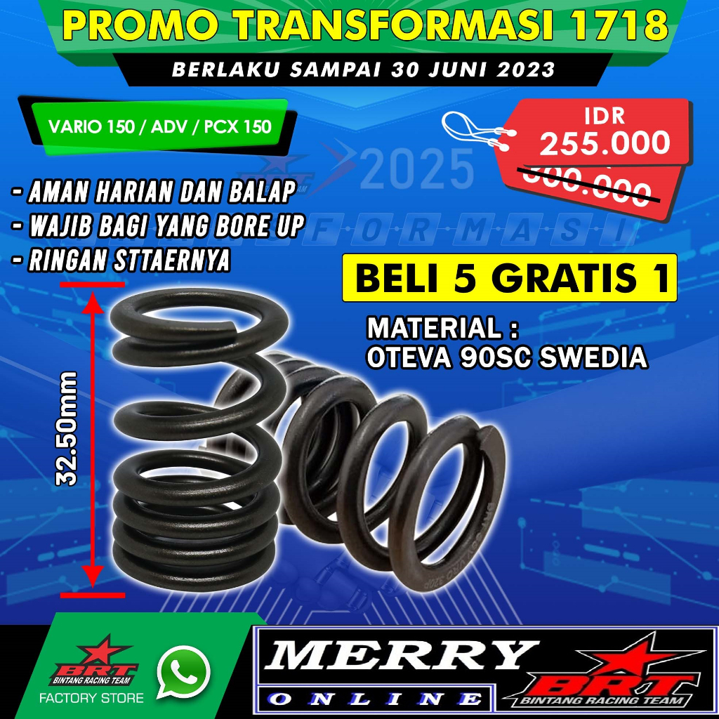 Per Klep Super BRT Vario 125 150 PCX ADV 150