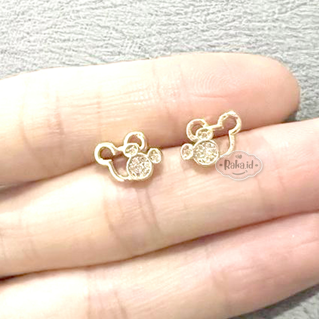 Anting Korean Style Anting Anti Karat Anting Tusuk Motif 2 Mickey 1279