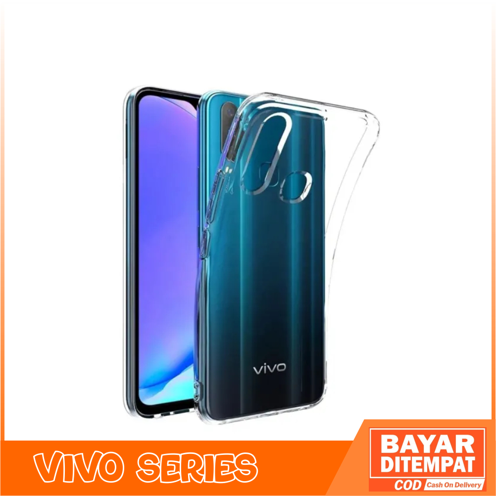 Case Vivo Y30 Y30i Y50 Z1 Pro Z5X  Softcase 2mm Clear Transparant TPU