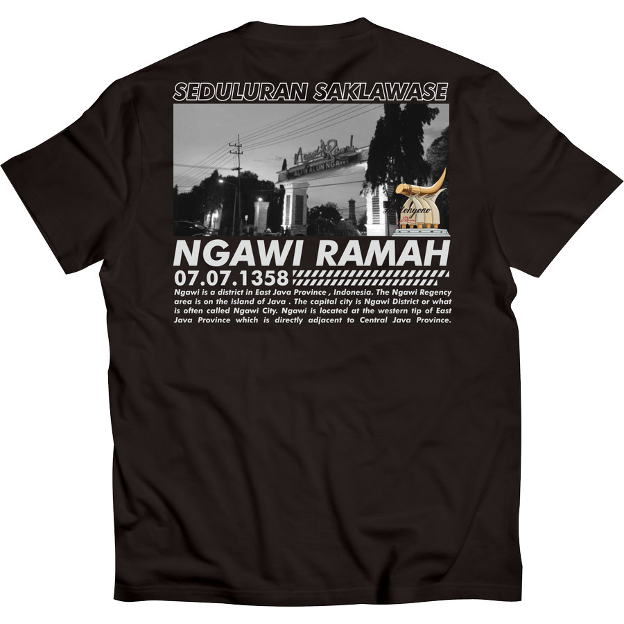 Kaos Ngawi Tshirt Kota Ngawi Ngawi Ramah