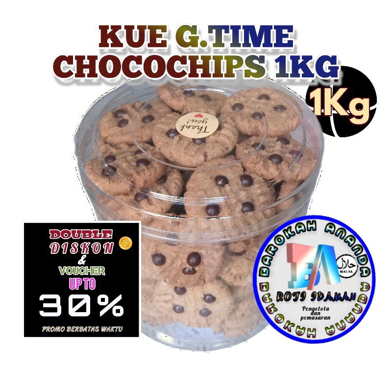 

G.Time Chocochips T1kg Kue lebaran RY1+
