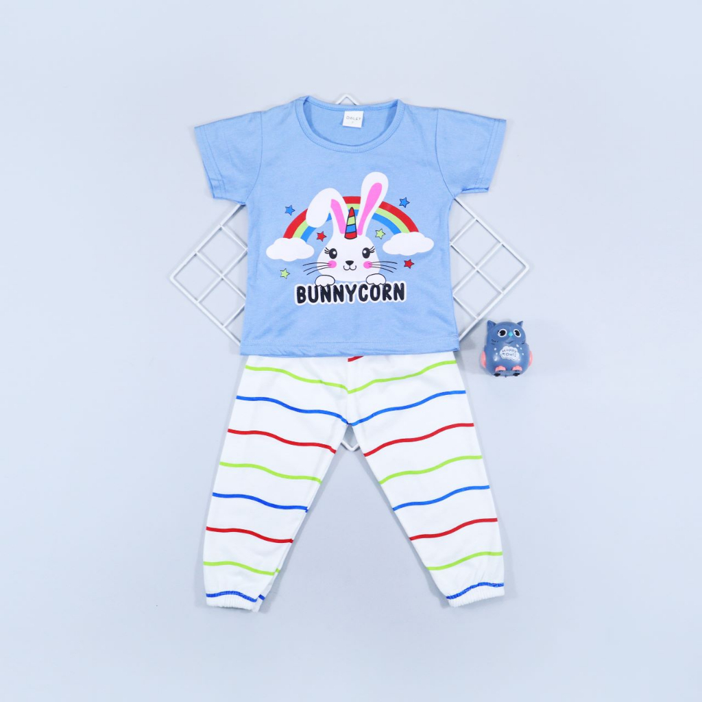Owlet - one set anak / setelan anak bergambar / piyama anak