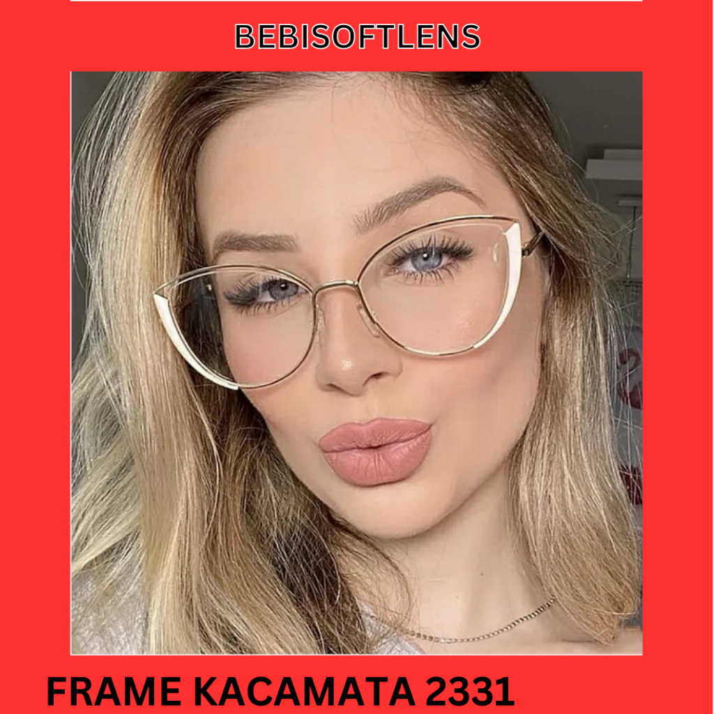 Kacamata Korea 2331 Kacamata Minus Normal , Kacamata Gaya Bluecromic Anti Radiasi Kaca Mata Minus Wanita Pria / BB