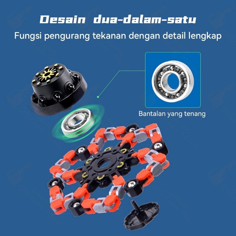 [tma] Mainan Fidget Spinner Robot Transformer Terbaru / Mainan Penghilang Stress / Deformable Transformer Spinner