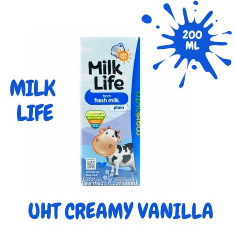 

MILK LIFE UHT CREAMY VANILLA 200ML [ 1dus 24pcs ]