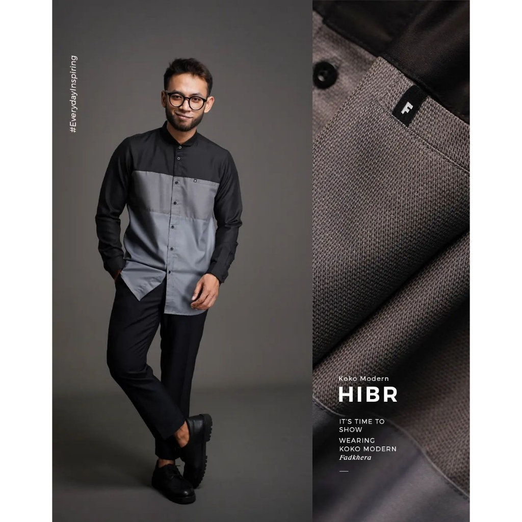 HIBR & HIBR LONG Fadkhera Koko Modern FDKHR GARANSI Kemeja Koko Kemko Pria