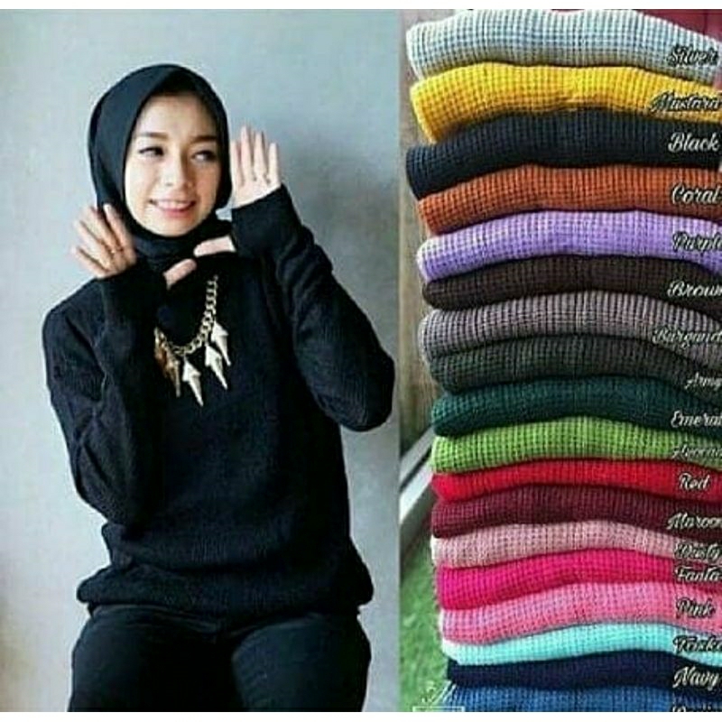 sweater wanita berkualitas - Round Hand Secker