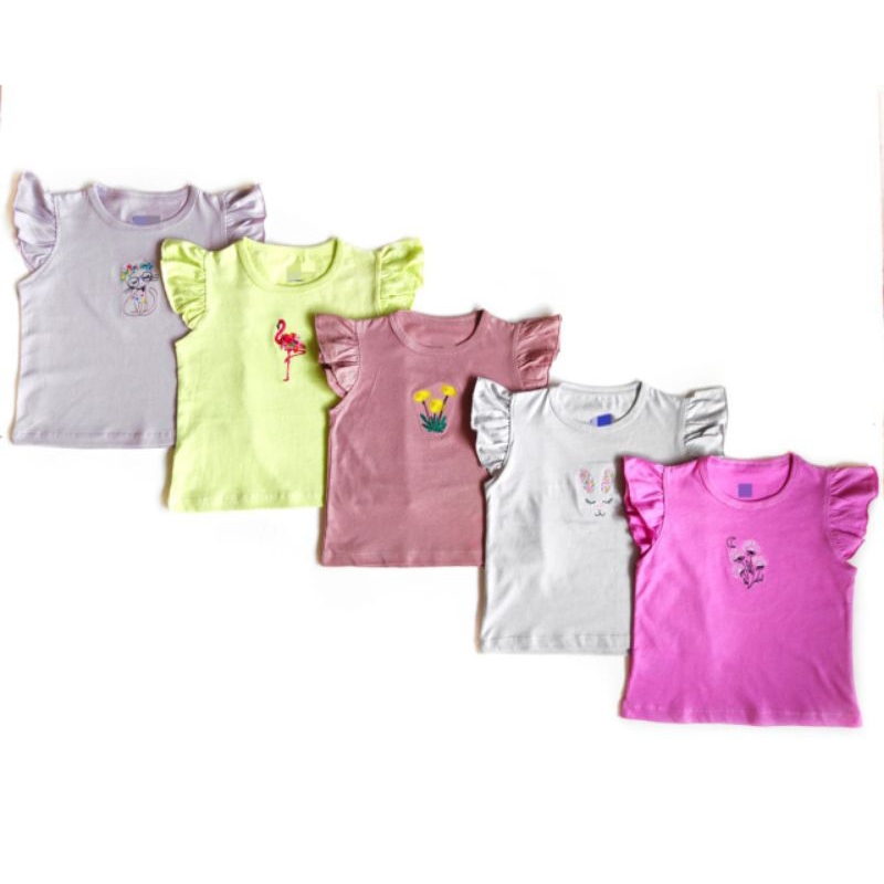 Naishkids Kaos Anak Perempuan 6 bulan-5t  (cmt) Katalog 4