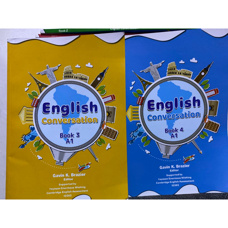 ENGLISH CONVERSATION BOOK 3, 4