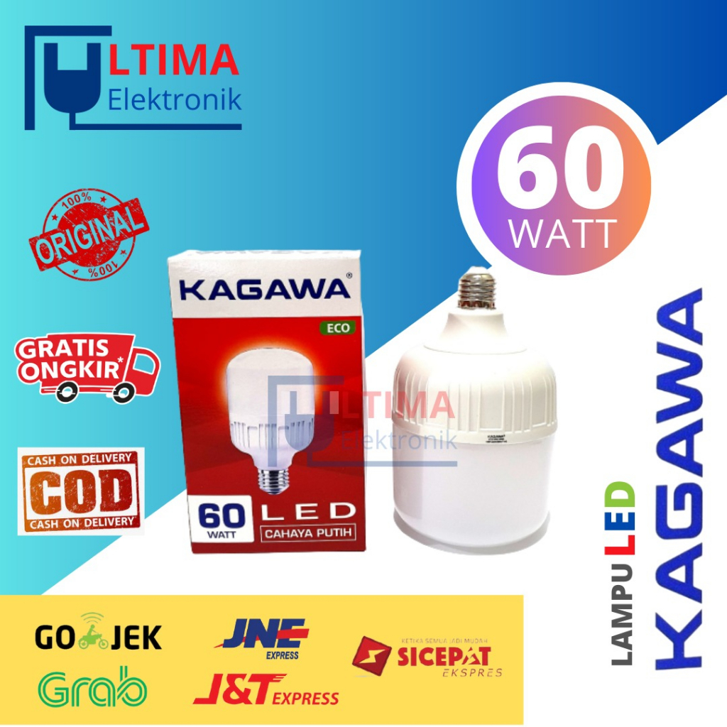 Kagawa Eco Lampu LED Capsule 60 Watt Ekonomis Bukan Panaled