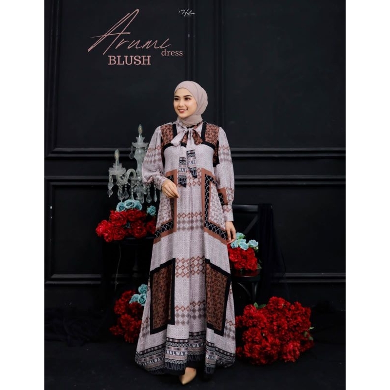 Arumi Dress by Halwa Apparel Gamis Halwa
